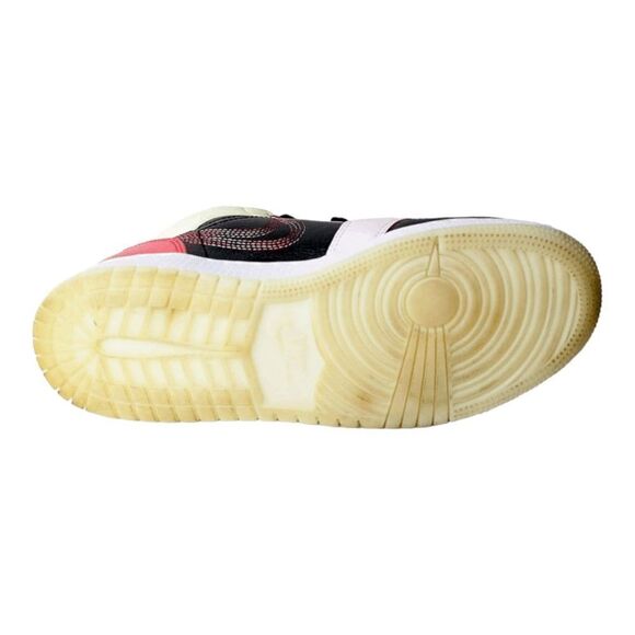 NIKE Air Jordan 1 Mid 'Glow-In-The-Dark' Sneaker Size 7 - Picture 9 of 9